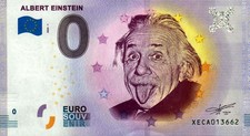 Banconota zero euro - banconota da 0 euro - Albert Einstein 2020-1