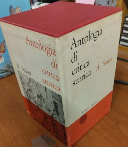 Antologia critica storica - antologia, di