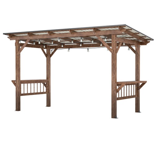 5 wooden pergola - 13', x