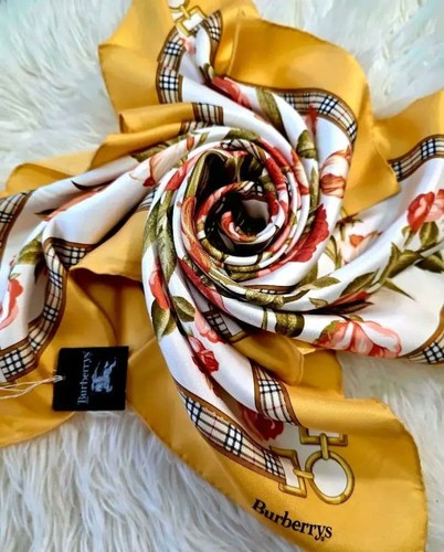 Sciarpa seta burberry logo - sciarpa,