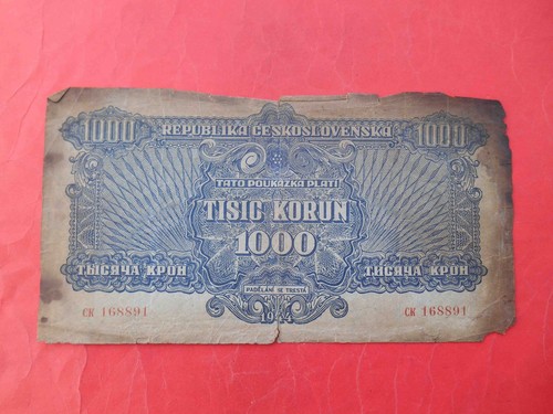 Cecoslovacchia 1944 1000 corun - 1000,