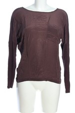 SET Manica lunga Donna Camicia Taglia IT 38 marrone stile casual