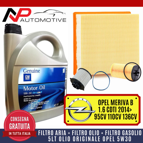 Kit tagliando opel meriva - kit,