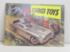 Catalogo 1966 Corgi Toys 15,8