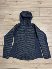 Giacca donna Rab Cirrus Flex con cappuccio escursionismo attivo taglia UK 14 US L isolata 