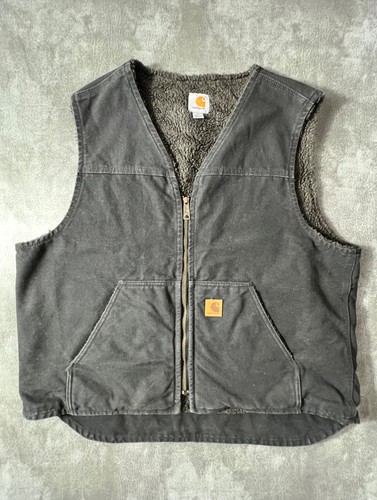 Gilet carhartt v26 blk sherpa - gilet,