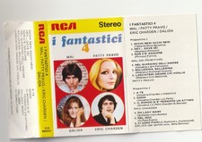 PATTY PRAVO-DALIDA-MAL ERIC CHARDEN I FANTASTICI 4 RARA MUSICASSETTA 68