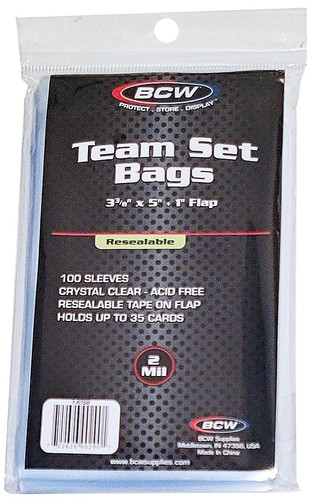 100 bcw team set - 100, borse