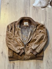 Giacca di pelle scamosciata