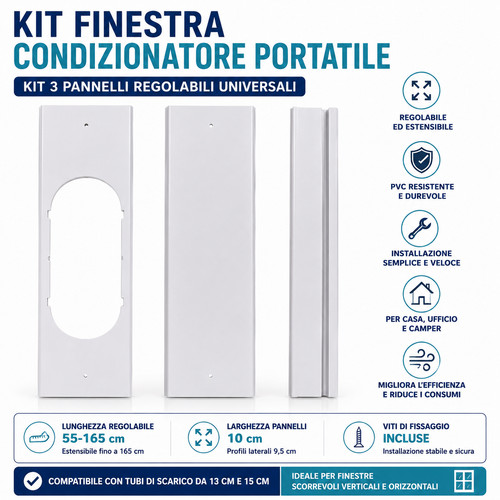 Kit finestra condizionatore - finestra,