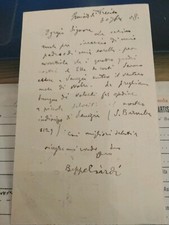 Autografi pittori Ciardi Emma, Giuseppe, signed originale autograph
