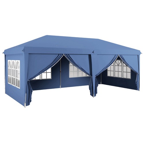 Outsunny gazebo pop 3x6m - up,