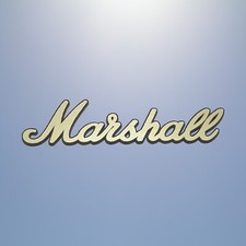 MARSHALL 64x16mm badge emblema
