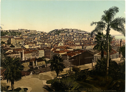 Portugal lisboa vista - z., portugal,