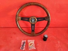 VOLANTE LEGNO POMELLO ACCIAIO