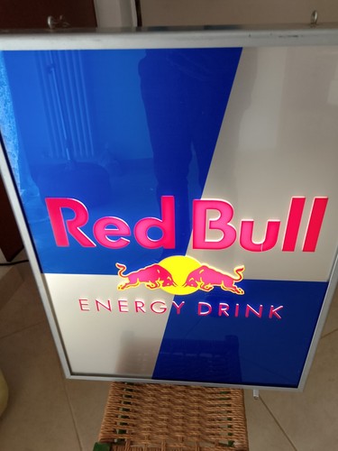 Insegna luminosa redbull - insegna,