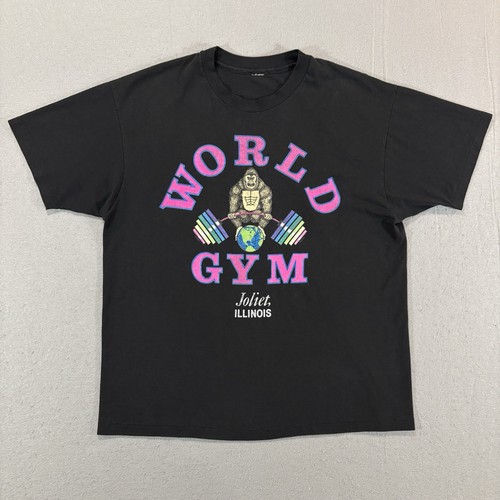Shirt vintage world gym - vintage, uomo