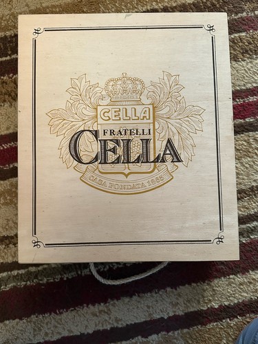 Fratelli cella empty wine box - wine,