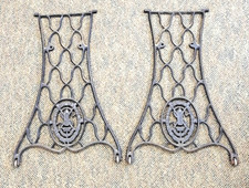 Gambe da tavolo vintage Singer