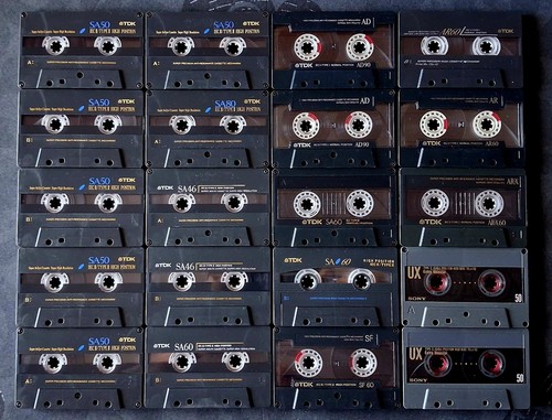 Lotto pcs audiocassette - pcs,
