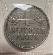 Moneta 1 Deutsche Mark 1950 da Collezione