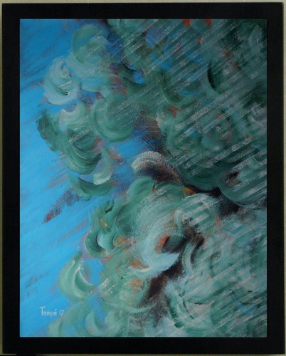 Olio tela composizione - su,