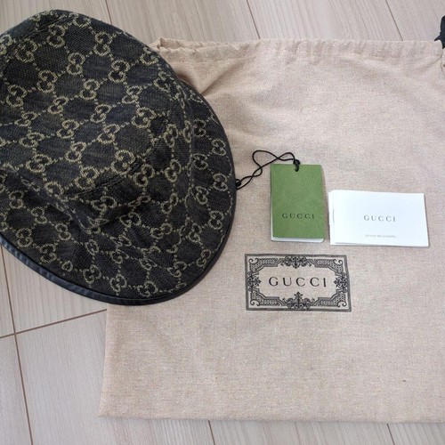 Gucci jacquard denim bucket - gucci,