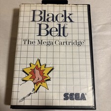 Sega master system black belt - black,