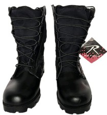 Stivali Rothco uomo Jungle 6 regular neri US Military nuovi con etichetta senza scatola