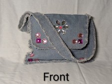 Borsa in denim riciclato boho