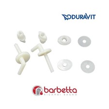 CERNIERE DI RICAMBIO SEDILE D-CODE IN PLASTICA DURAVIT 006307