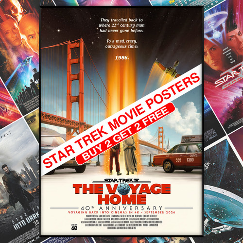 Poster film star - trek, classico