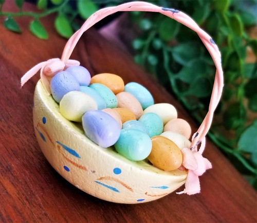 Cesto uova pasqua legno - uova, di