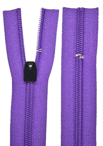 Chiusura lampo lenzuola viola - chiusura,