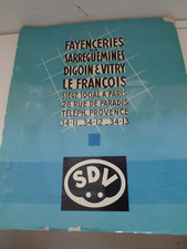 CATALOGUE FAÏENCERIES