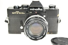 Minolta SRT 303b con MC Rokkor PF 1,7/55 mm nero #3213261