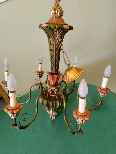 Lampadario vintage luci - vintage, 6