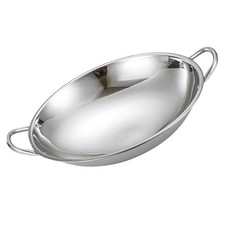  Padella Wok Acciaio Inox
