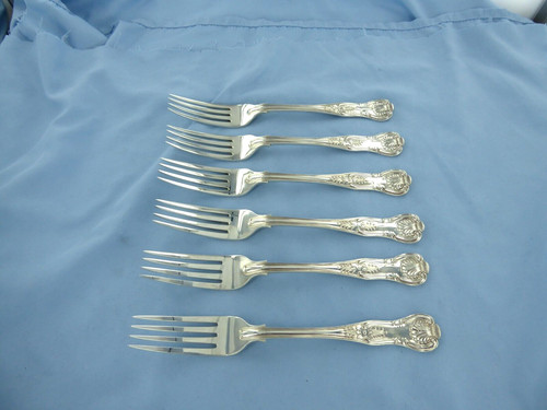 Antico set sei forchette - antico,