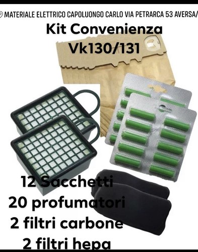 Sacchetti folletto vk130 - vk130/131, +