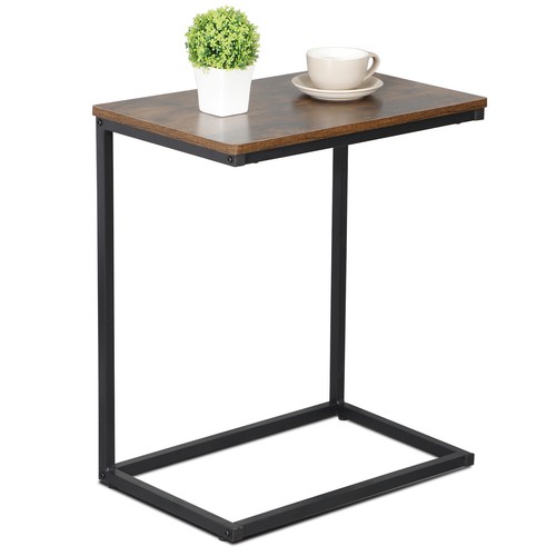Shaped side table end - c,