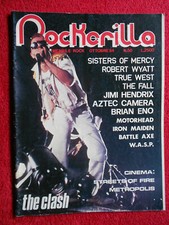 rivista ROCKERILLA 50/ 1984 Clash Robert Wyatt Jimi Hendrix Sister Of Mercy Nocd
