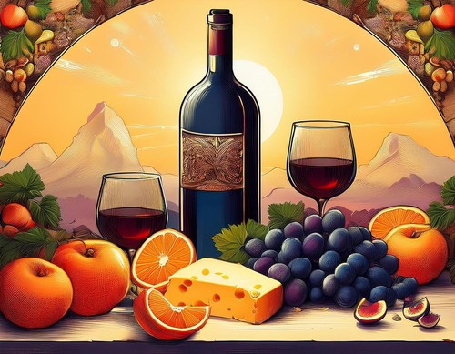 Piastrella murale vino - piastrella,
