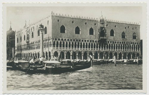 Cartolina venezia palazzo - venezia,