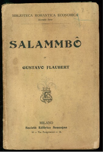 Flaubert gustavo salammbo - flaubert, salammbo'