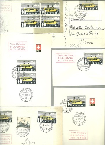 Cartoline annulli svizzera - cartoline,