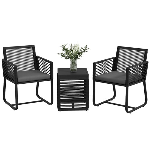 Outsunny set rattan - set,