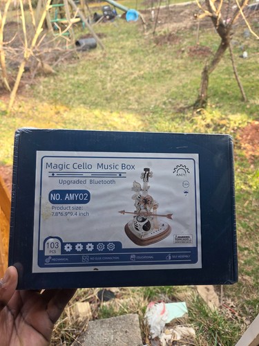 Magic cello music box - cello, 3d