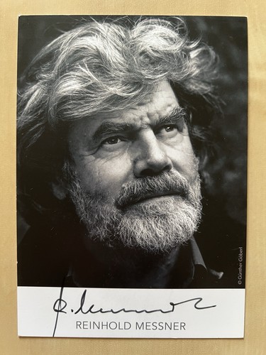 Reinhold messner cartolina - reinhold,