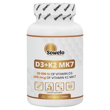 Vitamina D3 20.000 UI + K2 MK7